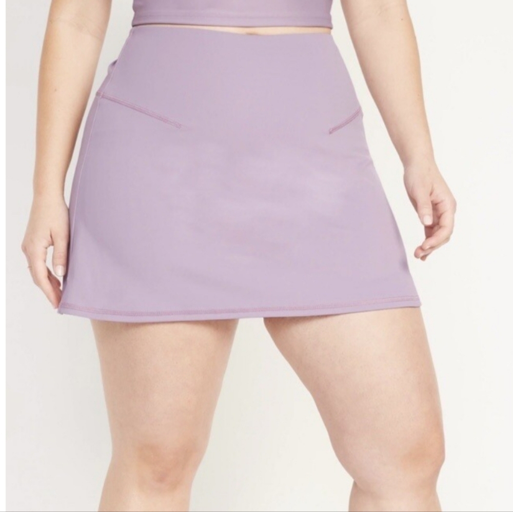Lavender Old Navy Extra High-Rise Powersoft Skort